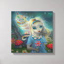 Search for alice wonderland canvas prints Fantasy