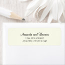 Search for elegant return address labels weddings Vintage