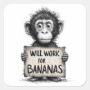 Search for monkey banana stickers Primate