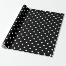 Search for black and white polka dot wrapping paper Seamless pattern