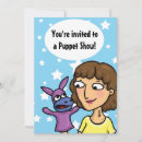 Search for puppets invitations Puppet show