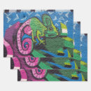 Search for chameleon wrapping paper Green