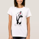Search for sylvester cat tshirts Looney tune character