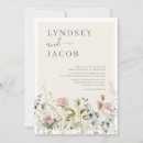 Search for wildflower wedding invitations Watercolor