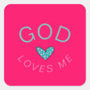Search for god loves me stickers Christian