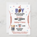 Search for football baby shower invitations Teddy bear