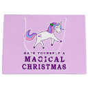 Search for unicorn christmas gift bags Xmas