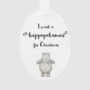Search for hippo christmas tree decorations Want