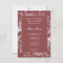 Search for terracotta bridal shower invitations Foliage