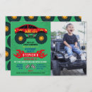 Search for big truck birthday invitations Monster trucks