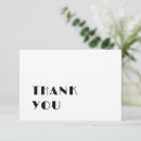 Search for black and white thank you cards Contemporary