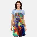 Search for food and wine aprons Grapes