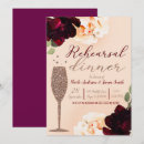 Search for floral rehearsal dinner invitations Elegant