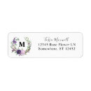 Search for lavender flower return address labels Floral
