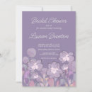Search for mauve bridal shower invitations Lilac