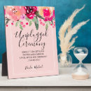 Search for easel wedding signs Pink