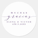 Search for purple and white wedding stickers Calligraphy