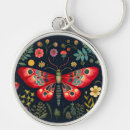 Search for red butterfly key rings Garden