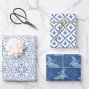 Search for ceramic wrapping paper Blue and white