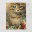 Search for christmas kitten postcards Ai generated