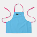 Search for kids baking aprons Blue