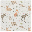 Search for woodland animal fabric Forest