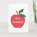 Search for teachers name cards Red