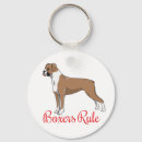Search for boxer dog key rings Cute