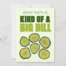 Search for pickle invitations Big dill