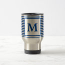 Search for blue stripes travel mugs Pattern