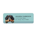 Search for dog return address labels Puppy
