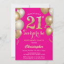 Search for hot pink 21st birthday invitations Twenty first birthday