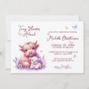 Search for cute cow baby shower invitations Floral