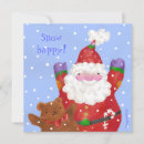 Search for teddy bear christmas cards Santa