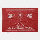 Search for religious tea towels Red