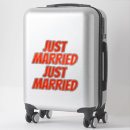 Search for married in red stickers Newly weds