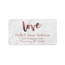 Search for white and gold return address labels Trendy