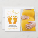 Search for oh baby invitations Gold glitter