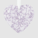 Search for purple heart christmas tree decorations Marble