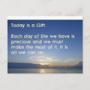 Search for life changes postcards Blue
