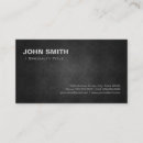 Search for individual business cards Black