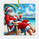 Search for beach santa christmas tree decorations Funny