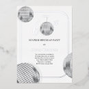 Search for disco 60th birthday invitations Retro
