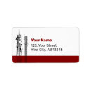 Search for construction return address labels Black