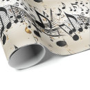 Search for musical wrapping paper Cute