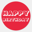 Search for happy birthday stickers White