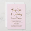 Search for minimalist 1st birthday invitations Gold