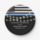 Search for police paper plates Law enforcement