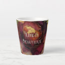 Search for burgundy and gold mugs Floral