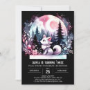 Search for wolf birthday invitations Whimsical